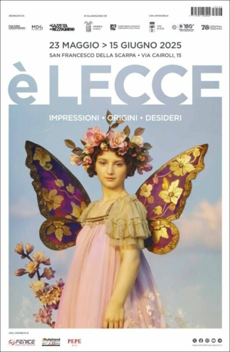 Portada de La Gazzetta del Mezzogiorno (Italie)
