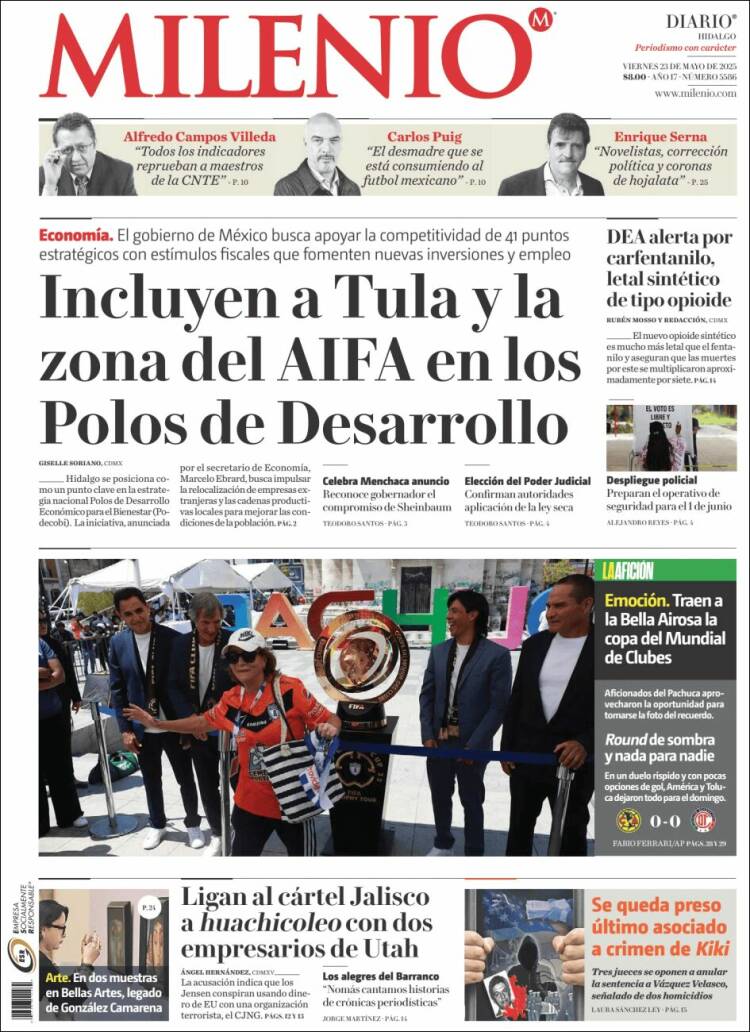 Portada de Milenio de Hidalgo (Mexique)