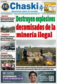 Portada de Diario Chaski (Perú)