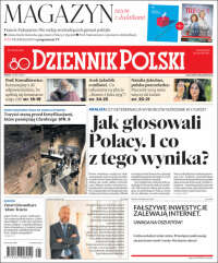 Portada de Dziennik (Pologne)