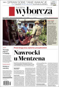 Portada de Gazeta Wyborcza (Pologne)