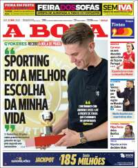 Portada de A Bola (Portugal)
