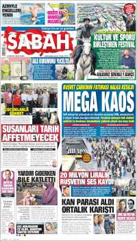 Portada de Sabah (Turquie)