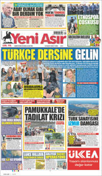 Portada de Yeni Asır (Turquie)