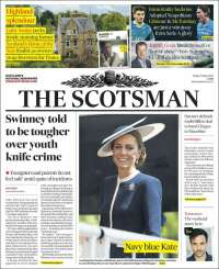 Portada de The Scotsman (Royaume-Uni)