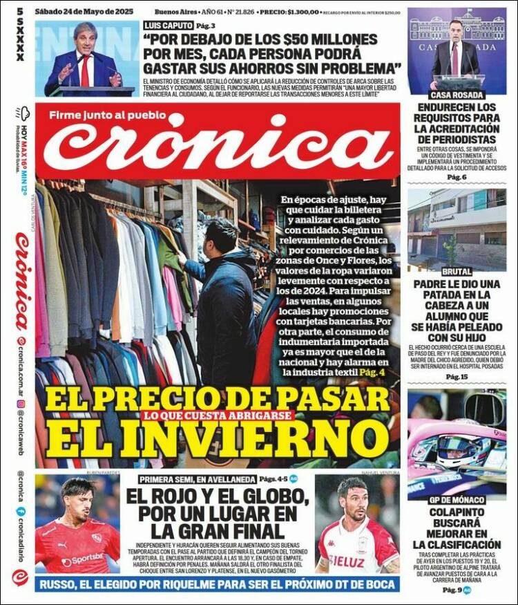 Portada de La Voz del Chaco (Argentina)
