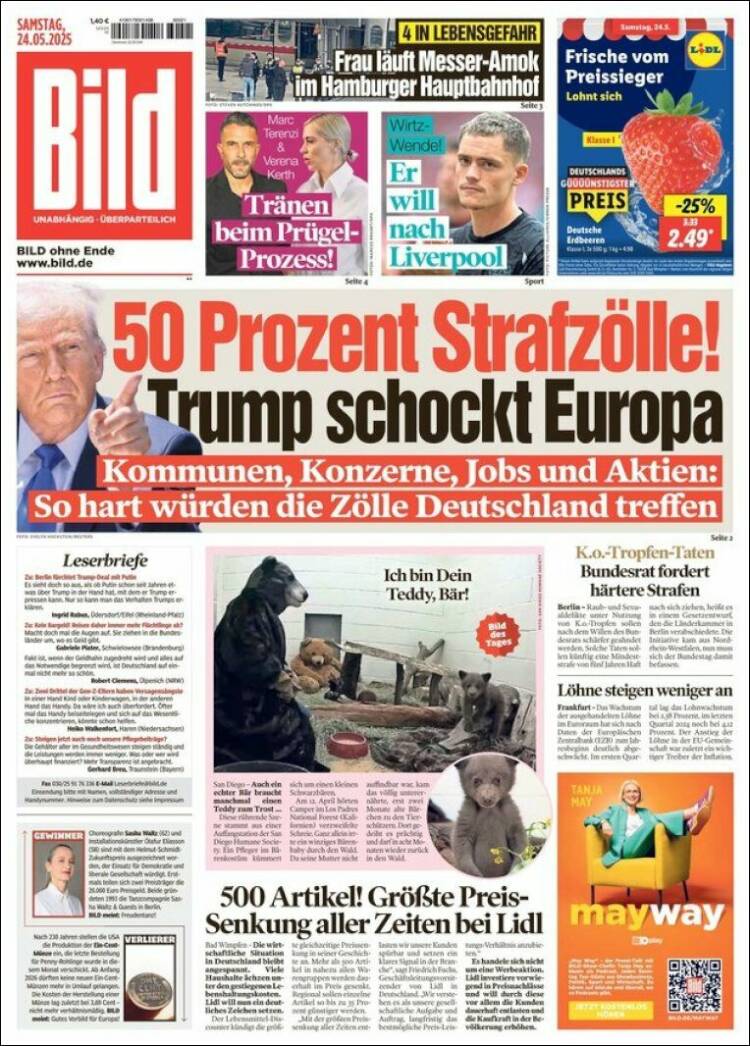Portada de Bild (Alemania)