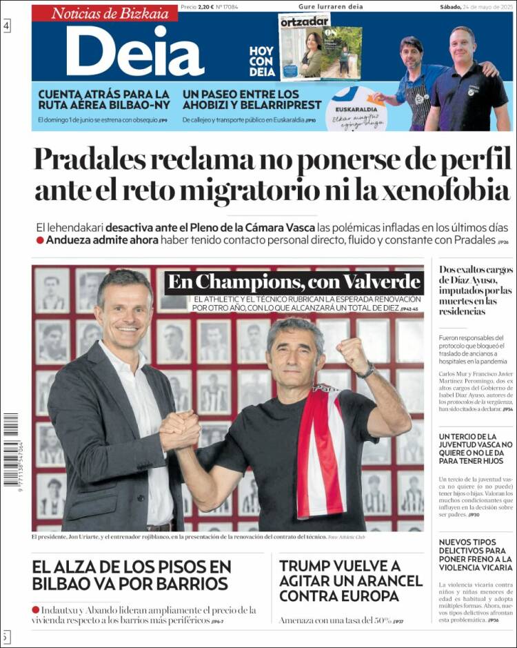Portada de Deia (España)