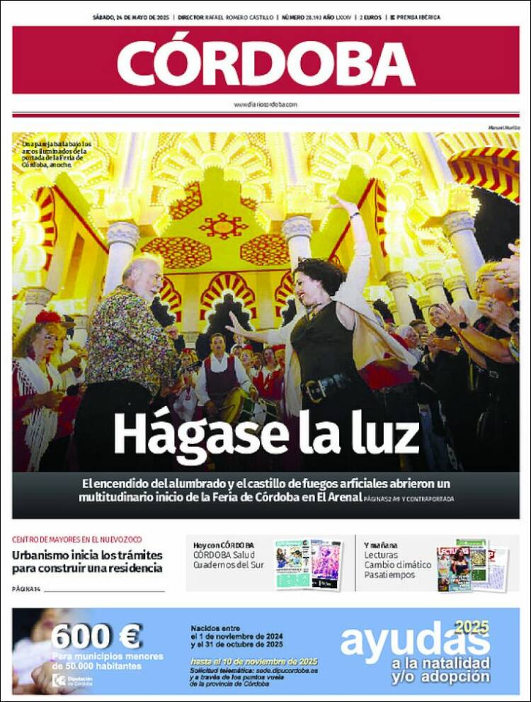 Portada de Diario de Córdoba (España)