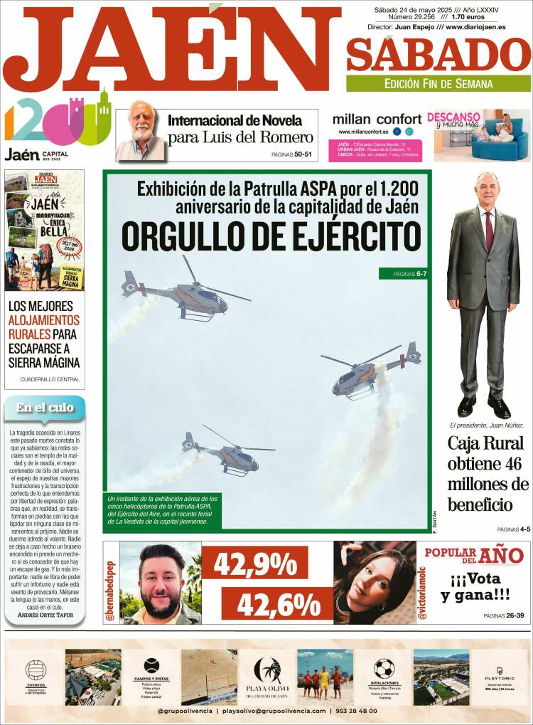 Portada de Diario Jaén (España)