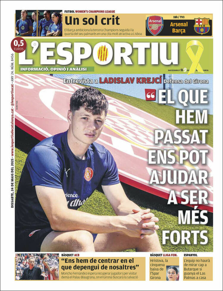 Portada de L'Esportiu : Girona (España)