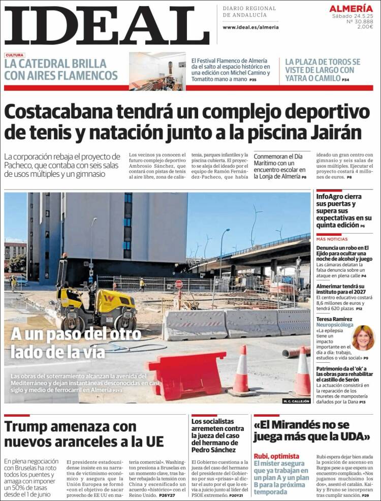 Portada de Ideal Almeria (España)