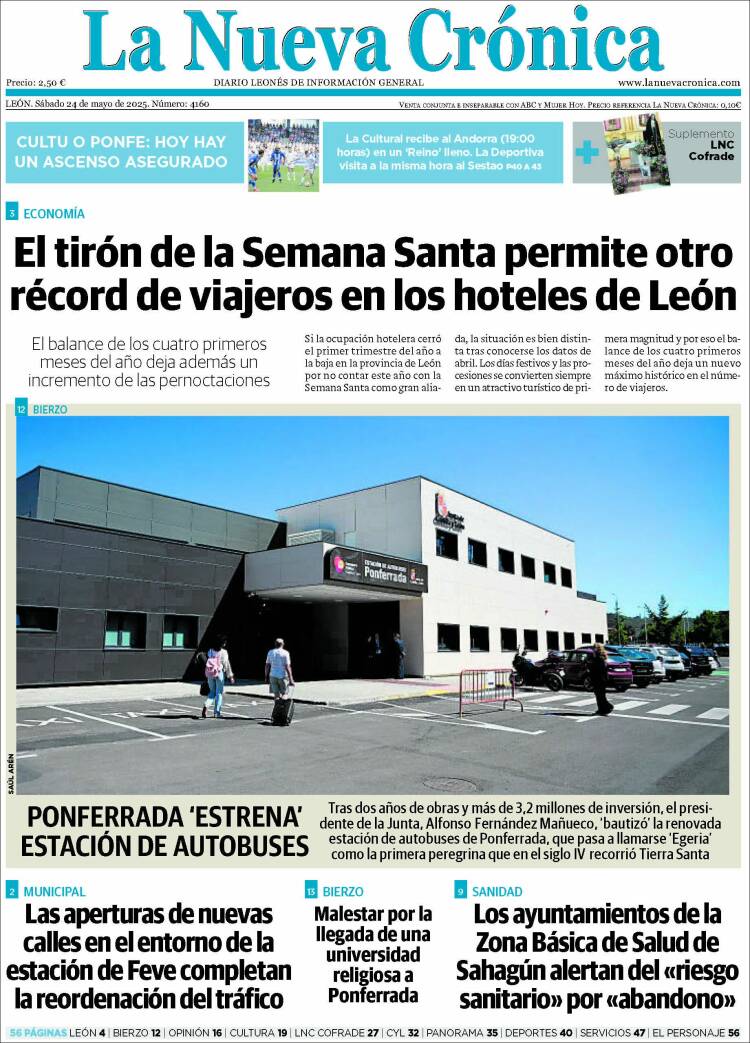 Portada de La Nueva Crónica (España)