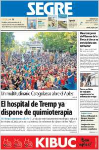 Portada de Segre  (España)