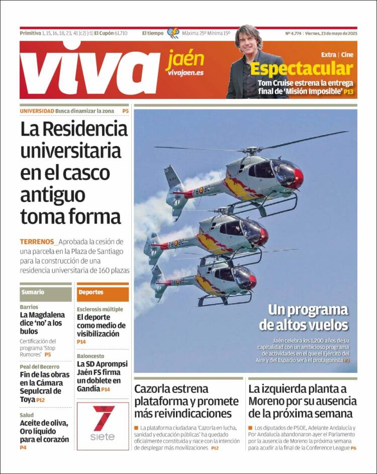Portada de Viva Jaén (España)