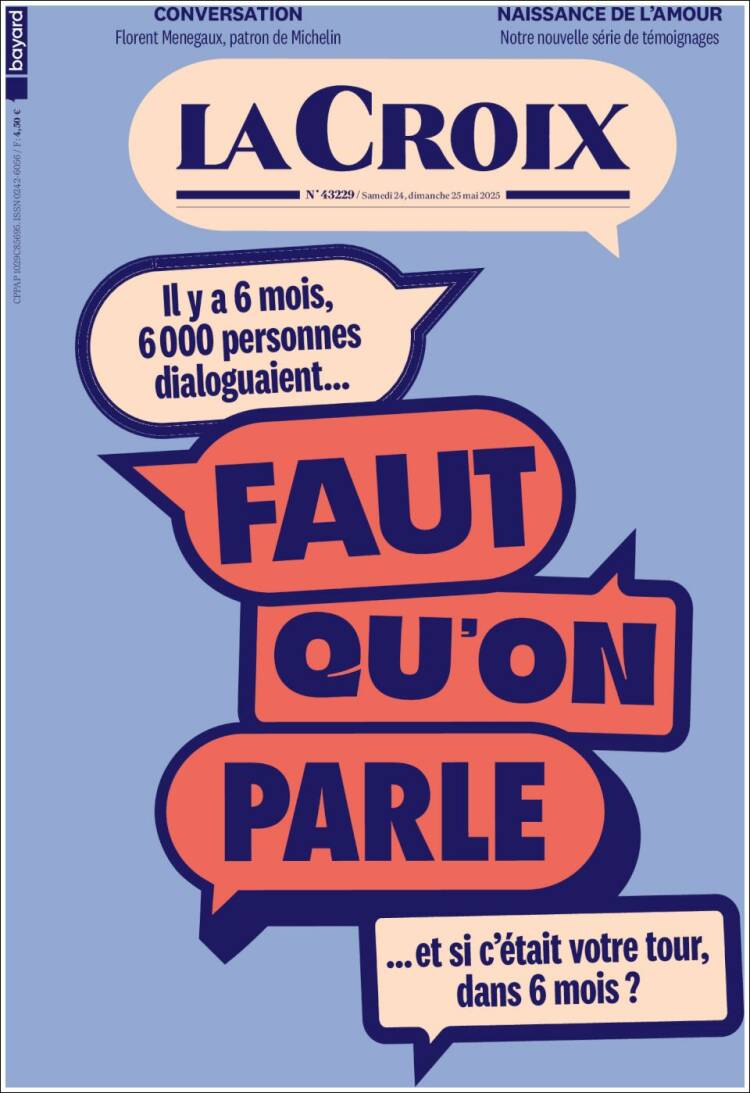 Portada de La Croix (Francia)