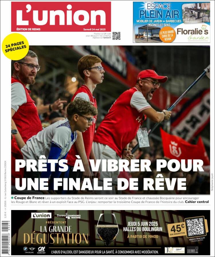 Portada de L'Union (Francia)