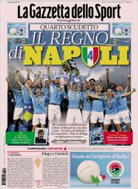 Portada de La Gazzetta dello Sport (Italia)