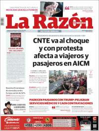 Portada de La Razón (México)