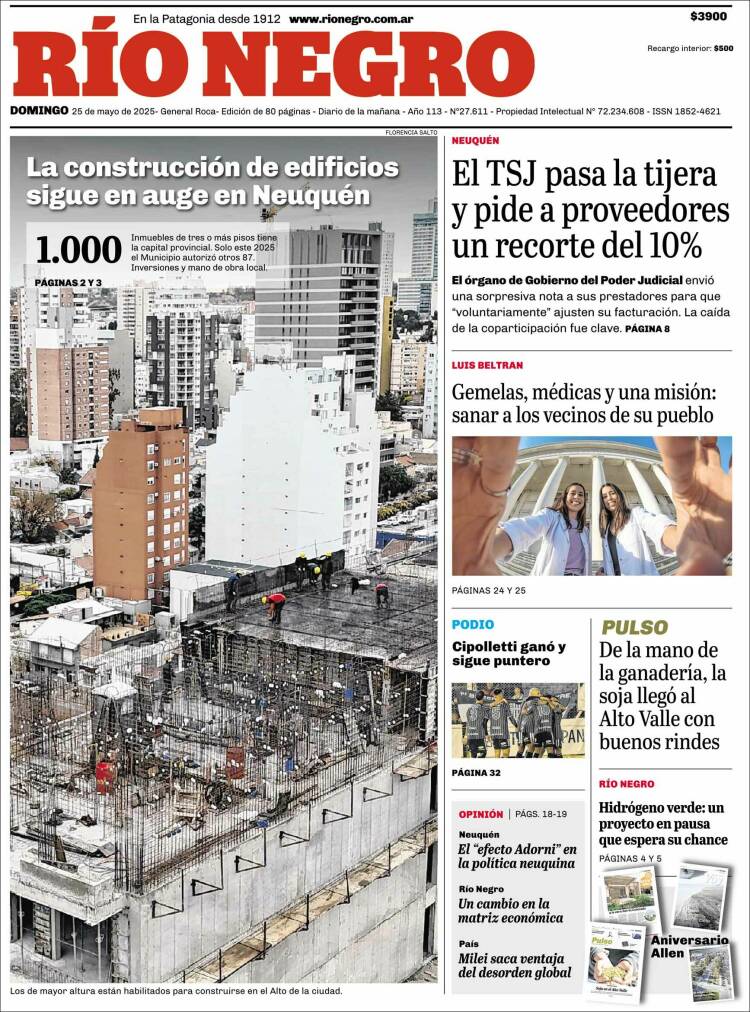 Portada de Rio Negro (Argentina)