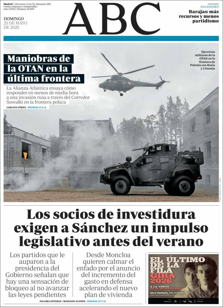 Portada de ABC (España)