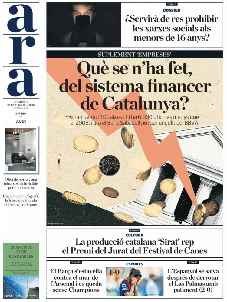 Portada de Ara (España)