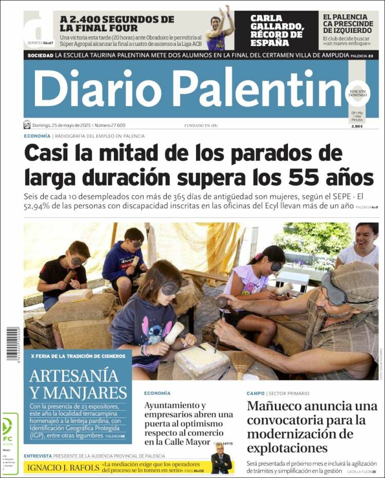Portada de Diario Palentino (España)