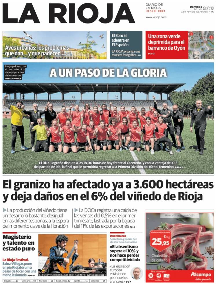 Portada de La Rioja (España)