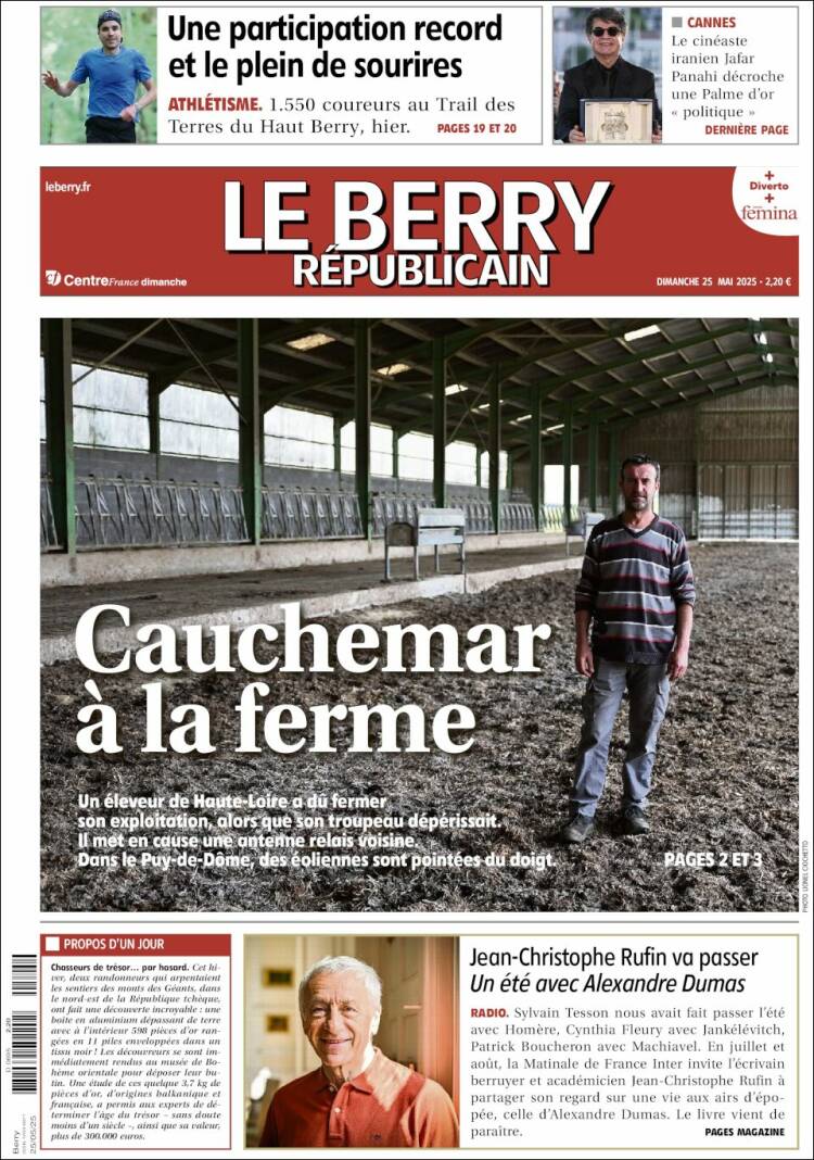 Portada de Berry Republicain (France)