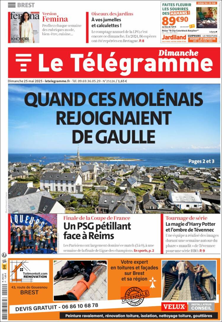 Portada de Télégramme (France)
