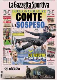 Portada de La Gazzetta dello Sport (Italie)