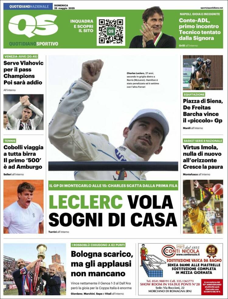 Portada de Quotidiano Sportivo (Italy)
