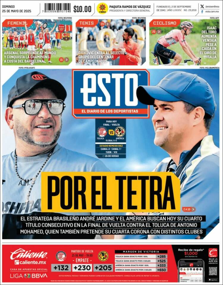 Portada de Esto (Mexico)