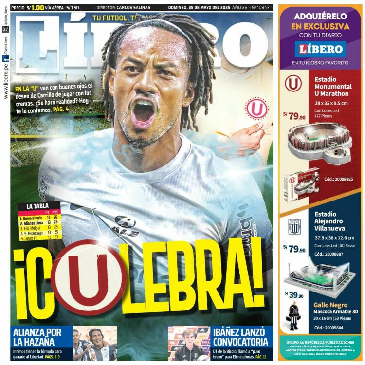 Portada de Líbero (Peru)