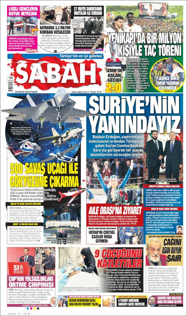 Portada de Sabah (Turkey)