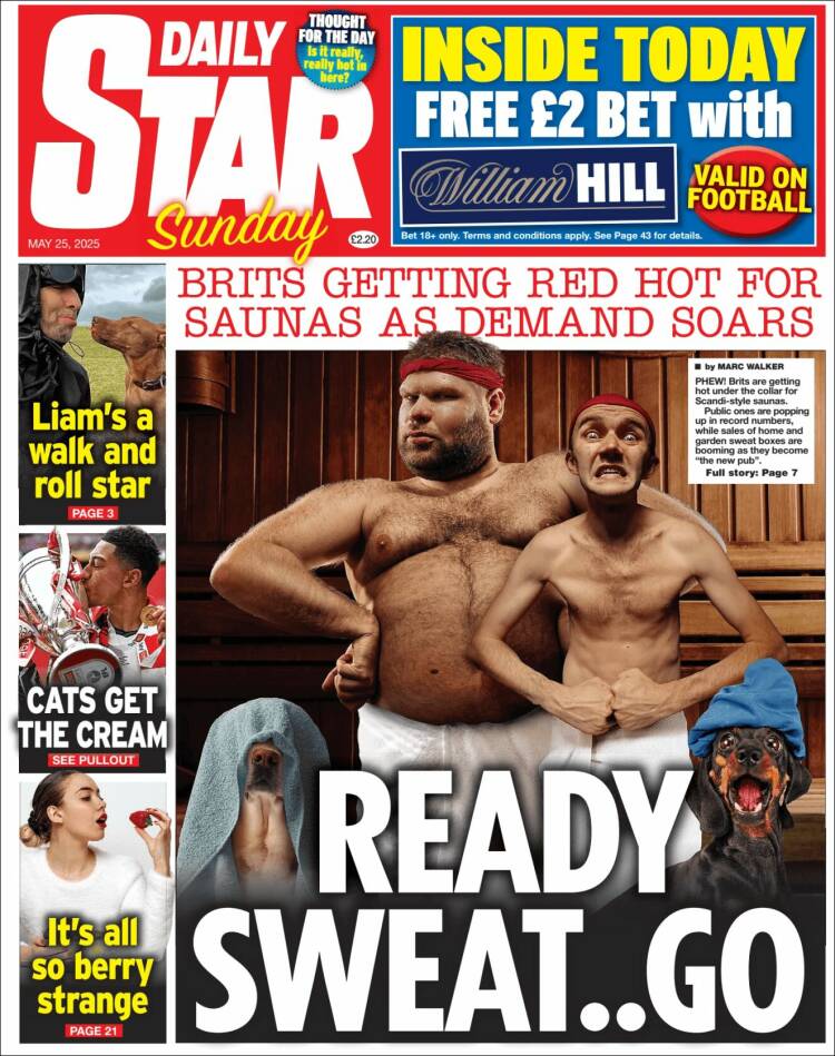 Portada de Daily Star (United Kingdom)