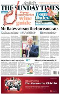 Portada de The Times (United Kingdom)