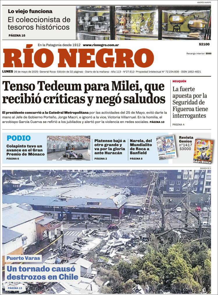 Portada de Rio Negro (Argentina)