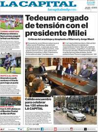 Portada de Diario La Capital - Mar del Plata (Argentina)