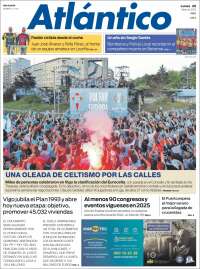 Portada de Atlántico Diario (España)