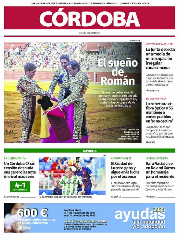 Portada de Diario de Córdoba (Spain)