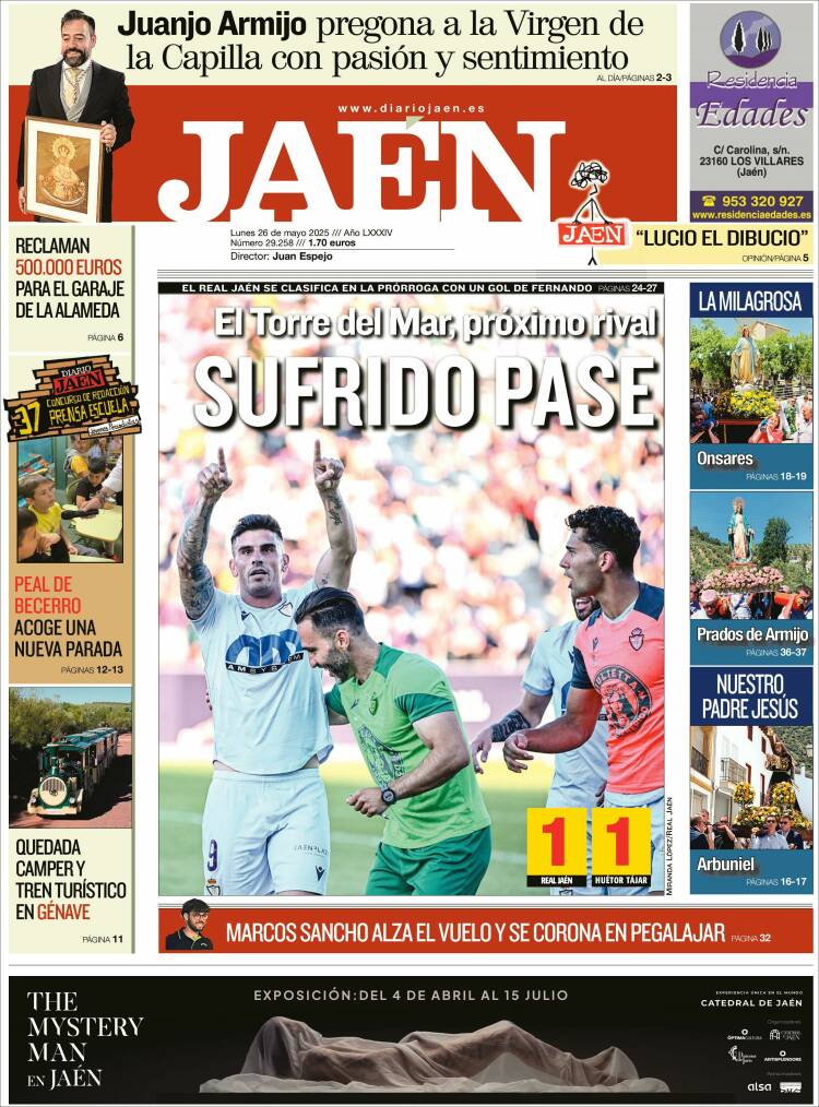 Portada de Diario Jaén (España)