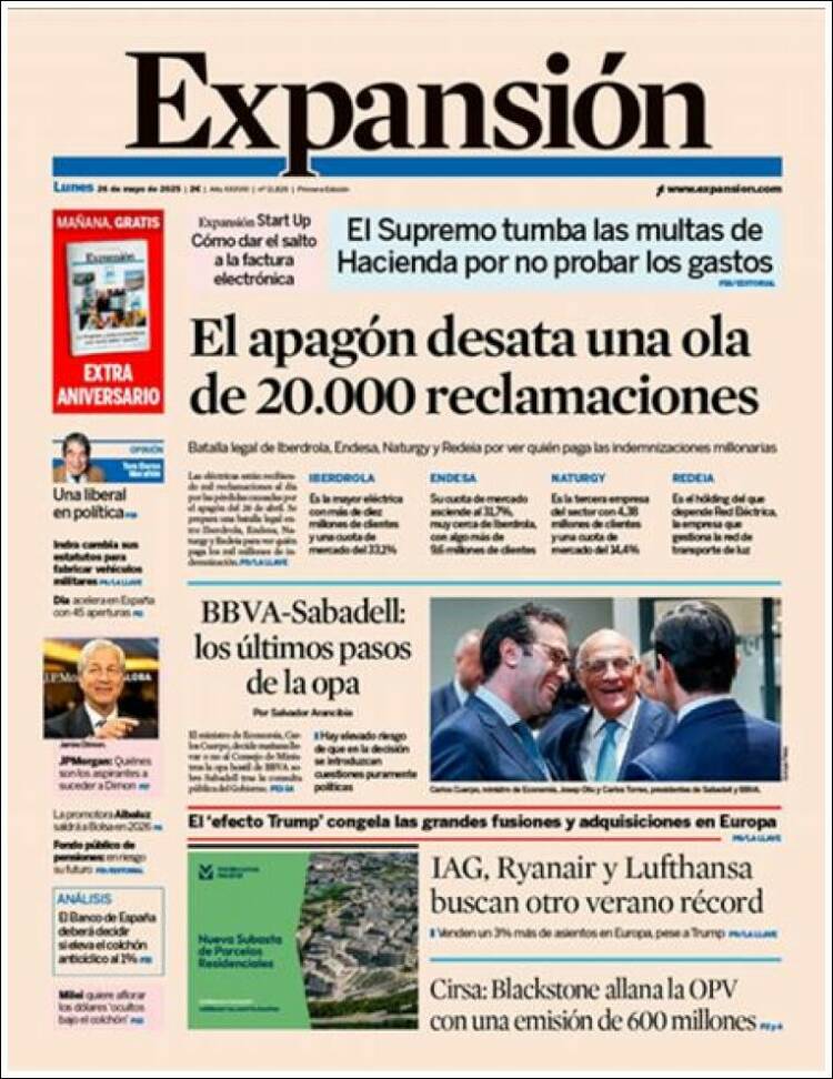 Portada de Expansión (Spain)
