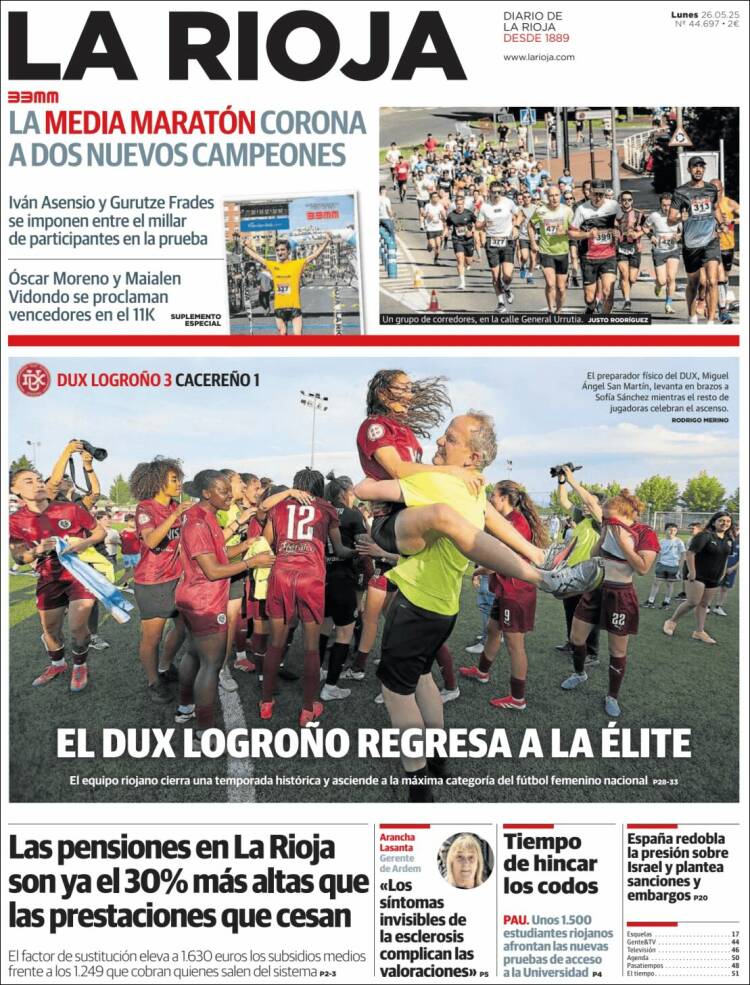 Portada de La Rioja (España)