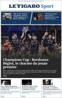 Portada de Le Figaro Sport (Francia)