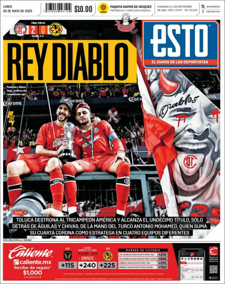 Portada de Esto (Mexico)