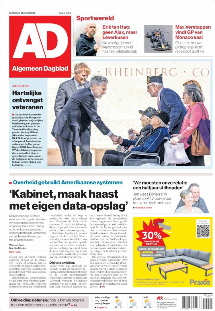 Portada de AD (Netherlands)