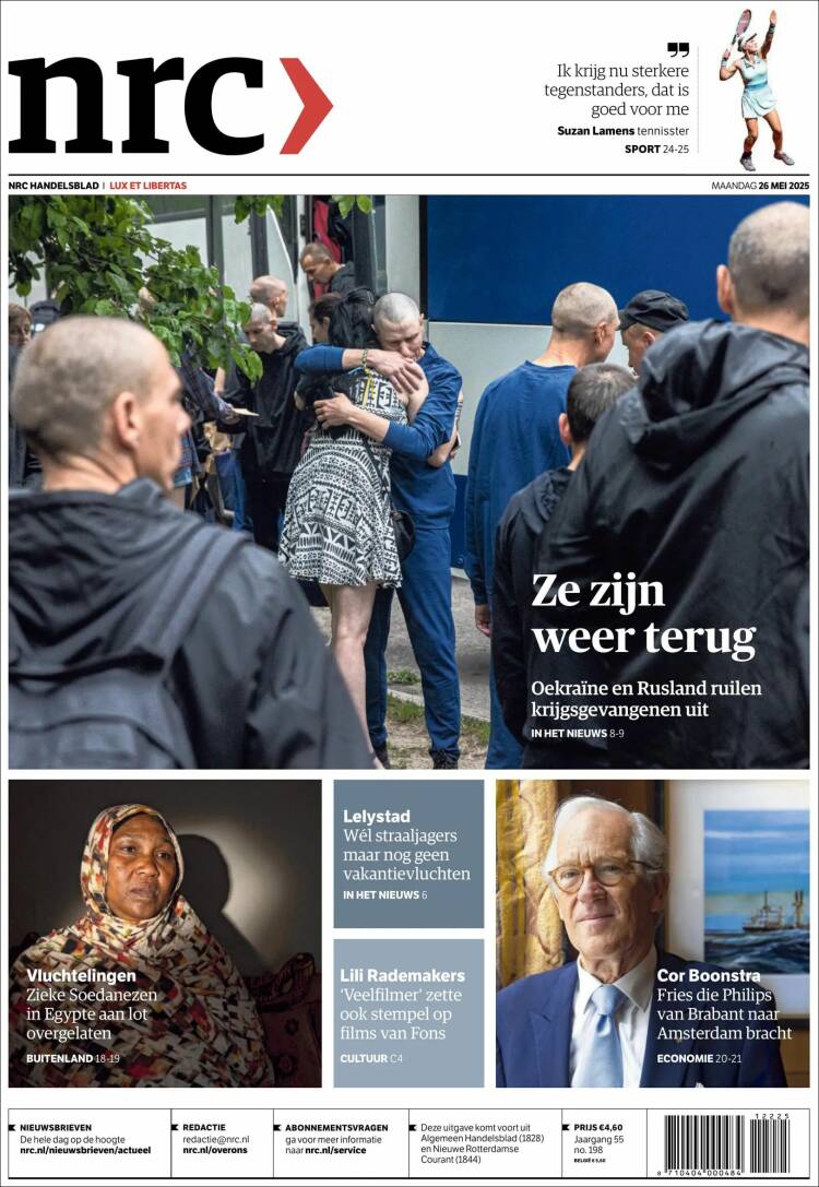 Portada de NRC Handelsblad (Netherlands)