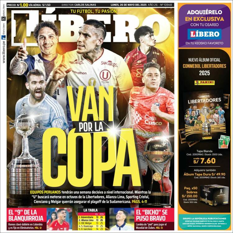 Portada de Líbero (Peru)