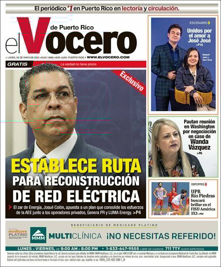 Portada de Vocero (Puerto Rico)